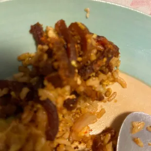 Babat hard and no taste for Nasi goreng