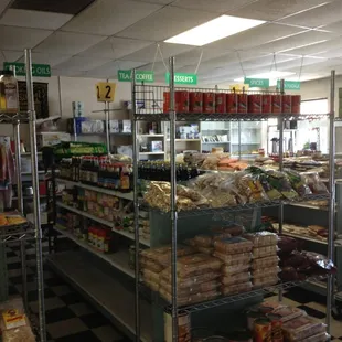 a variety of food items