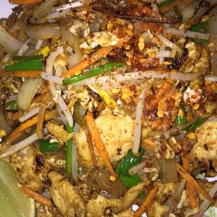 Chicken pad thai - delicious!