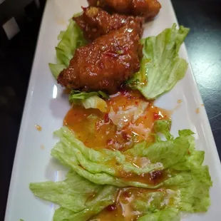 Appetizer of wings