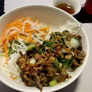 Grilled Pork Rice Vermicelli Bowl