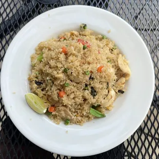 Chicken Basil Fried Rice