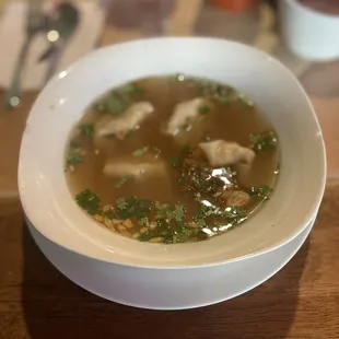 Wonton soup.