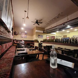 interior, sushi and sashimi