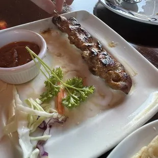 Pork skewer for 2 for 12d plus is overpriced