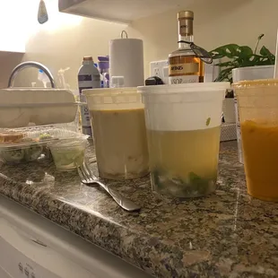 All the food left over we didn&apos;t eat..