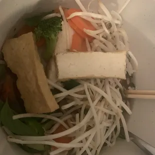 The best Veggie pho, this pic doesn't do it justice!!