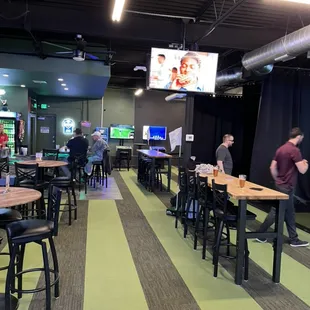 Golden Tee 2022 Silverstrike bowling with cornhole, darts and putt putt