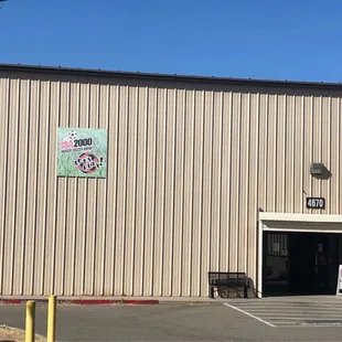 Entrance to the larger field