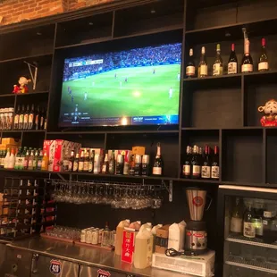 Inside..great beer selection