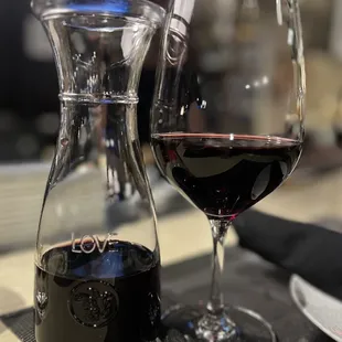 House wine carafe