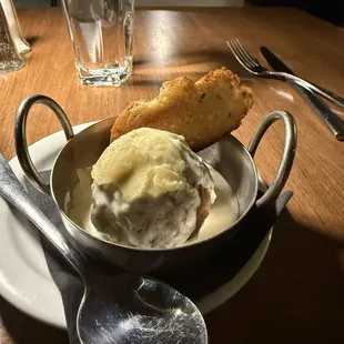 Boursin cream meatball