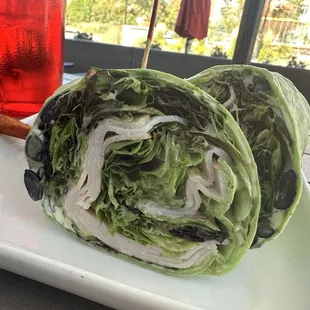 Turkey Brie berry wrap