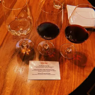 Euro Trip wine flight