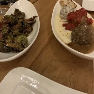 Meatball Trio with Three Sauces