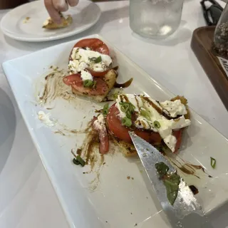 TOMATO-TRUFFLED BURRATA TOAST