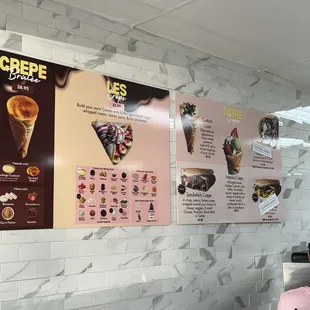 Menus....