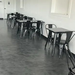 Inside seating....