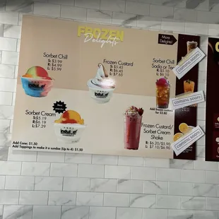 More menu.....