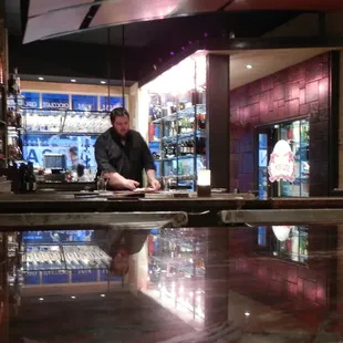 Slow groovin' on a Friday evening. Cool jazz, warm wine. Ahh...