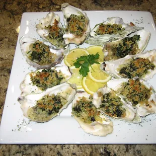 Oysters Rockefeller