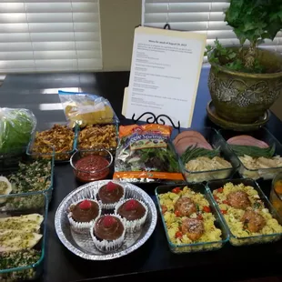 Two weeks worth of dinners for a single client