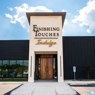 Indulge Wine Bar is located inside of the Finishing Touches Interior Design Firm.