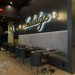 seating and tables