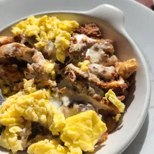 a plate of food