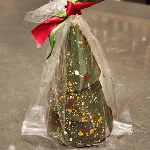 Solid Chocolate Christmas Tree