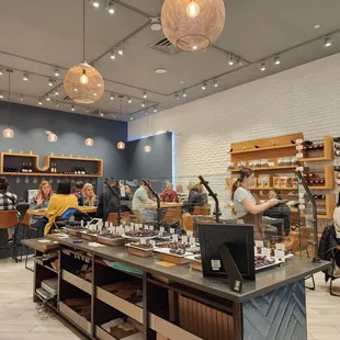 people in a coffee shop