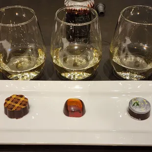 White Wine &amp; Chocolate Flight