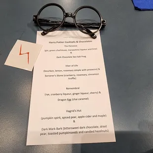 Harry Potter Cocktails &amp; Chocolates pairing class. 11/3/2023