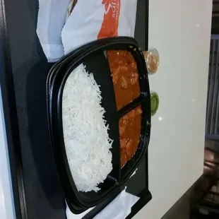 Double chicken tikka Masala platter