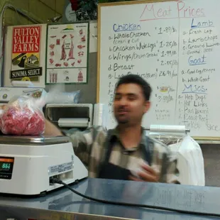Nice dudes at the meat counter