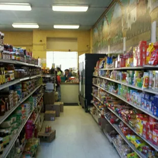 a grocery store aisle