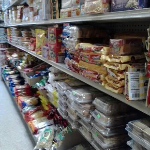 Cramped aisles at Indus foods