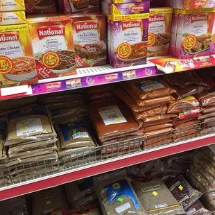 A variety of spices