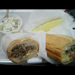 Beef steak sub