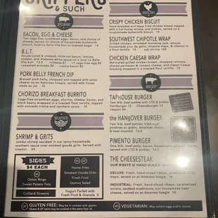 Bruch Menu