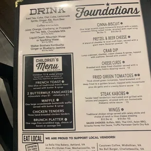 Bruch Menu