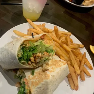 Grilled Chicken Wrap. It was excellent.