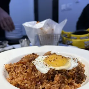 Truffle kimchi fried rice