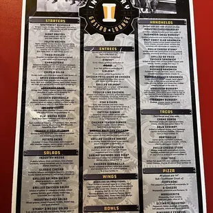 menu, sushi and sashimi