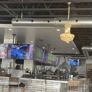 Good sized bar area.