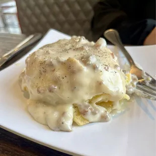 Biscuits and gravy - this one was a hit