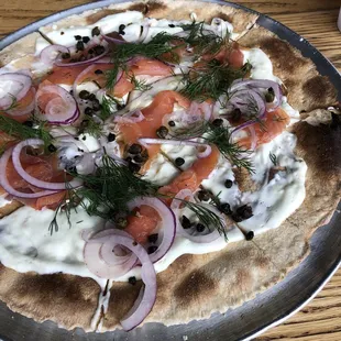 Smoked Salmon Pizza