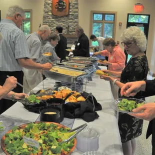 Professional photo taken by Sean Gallagher of an event catered by Indy Anna's