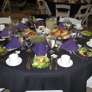 Fancy dinner catered at the Indiana War Memorial