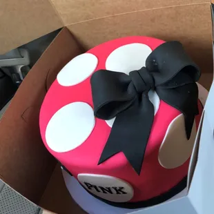 "Pink" themed cake